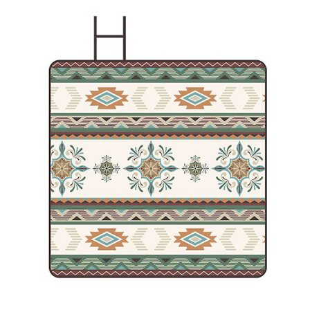 Bærbar vaskbar strandmatte utendørs piknikteppe for piknik fotturer reise campingteppe