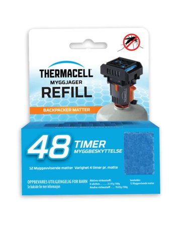 ThermaCELL Backpacker Refill 48 T Svart