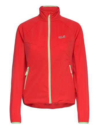 Tourer Softshell Jkt W Red Jack Wolfskin
