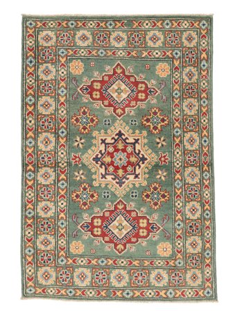Médaillon Petit Kazak Tapis 99X144 Laine