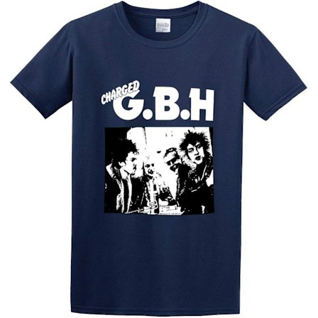 Charged Gbh Album Street Punk Band O Neck Herre T-skjorte - voksen, 3xl