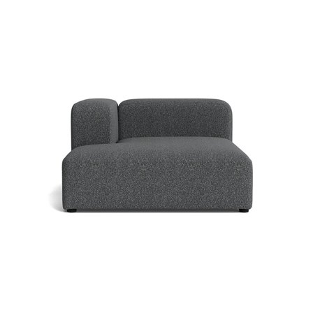 Milo XL chaiselong, venstrevendt - Puente Grå/Blå - 130x170x72 - Sofa, chaiselong