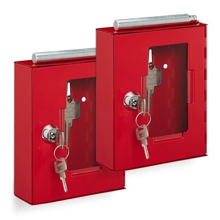 Box med 2 nödnycklar