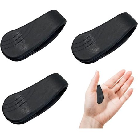 3-delt akupunkturklip, silikone migræneaflastningsklip, bærbar