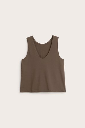 Kappahl | V-ringat linne | Brun