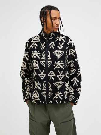 Graphic Pile Jacket Men