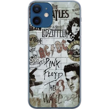 Kompatibelt Mobildeksel til Apple iPhone 12 Rockeband Klassiske Musikk Konsert Gitar