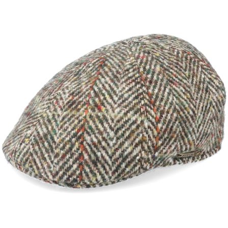Stetson - Multi flatcap Czapka Z Daszkiem - Texas Herringbone Multi Flat Cap @ Hatstore