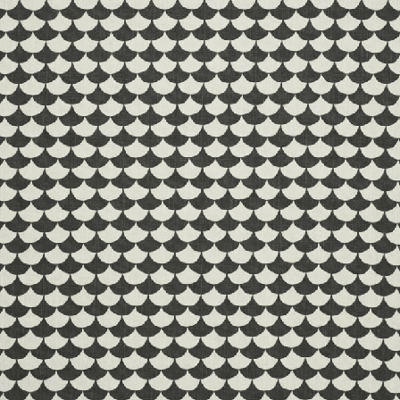 Littlephant Tyg på löpmeter - Waves, svart/grå metervara Svart 145 cm