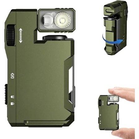 G5 genopladelig lommelygte 1/2-pakke – 400 lumen mini lommelygter med 3 tilstande til udendørs brug