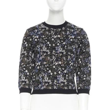 Valentino Vintage Pre-owned Stof toppe Blå, Dame