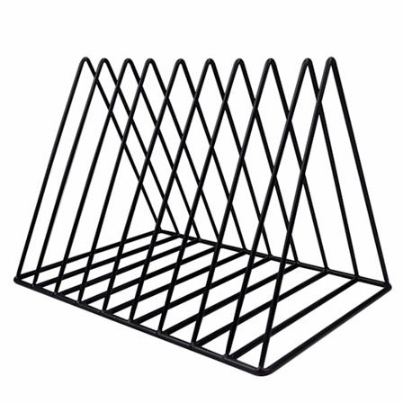 9-paikkainen kultainen lehtiteline, kirjahylly, 26 cm