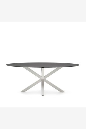 Kave Home - Spisebord - argo - Svart - Spisebord - Fra Homeroom