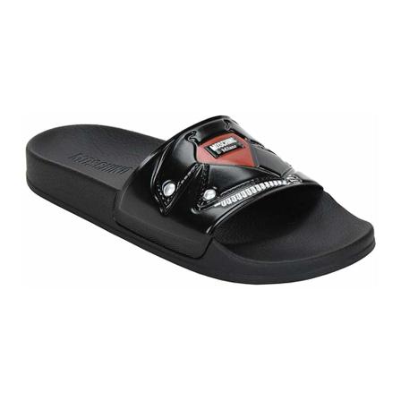 Moschino Slides Sort, Dame, Størrelse: 38 EU