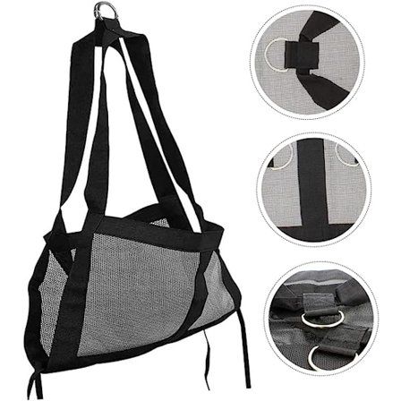 Kalvar Kalv Hund Vikt Sele Valp med Hundar Sling Hängande Nyfödd S