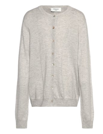 Rosemunde Kids Rksofia Wool Ls Short Cardigan - Grey - 140