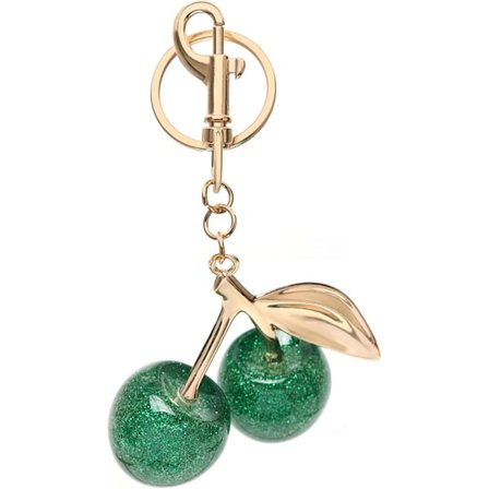 Frugt Taske Charme Håndtaske Charms Nøglering Jordbær Kirsebær Tilbehør Nøglering Til Kvinder Fødselsdag Valentinsdag Gaver
