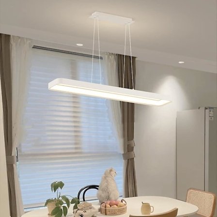 LED-pendellampe Hvit Linje 3000-6000k Bar Stil