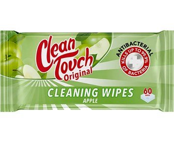 Gunry Antibakteriell rengöringsduk Äpple 60st - Antibakteriella städservetter, 60st