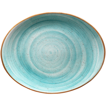 Aura Aqua Tallrik 31x24cm