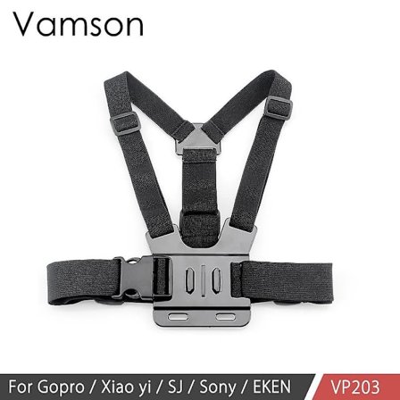 Vamson för Gopro Hero 10 9 8 7 6 5 4 tillbehörssats bröstrem flytande bobberadapterfäste för Yi 4k för Sjcam för Eken-kamera(VP203)