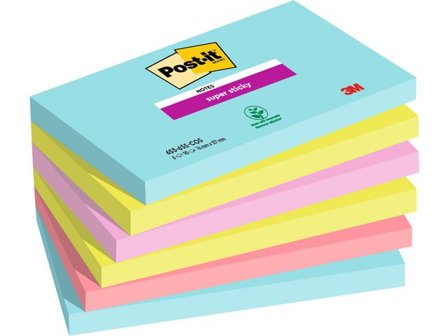 Post-it Notes SS 76x127mm Cosmic 6/fp - Lyreco - Kontorsmaterial - Notes och Post-It - Notes - Extra sticky