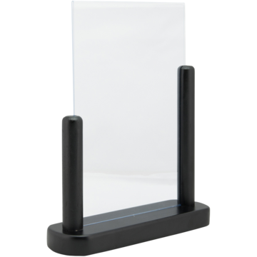 Skyltställ med Träram Securit