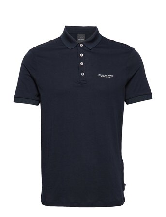 Armani Exchange Polo Shirt - Blue - XL