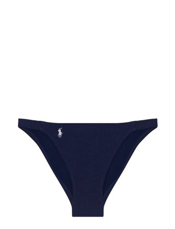 Prl Terry Side Tab Devin Hipster Navy Polo By Ralph Lauren Swimwear