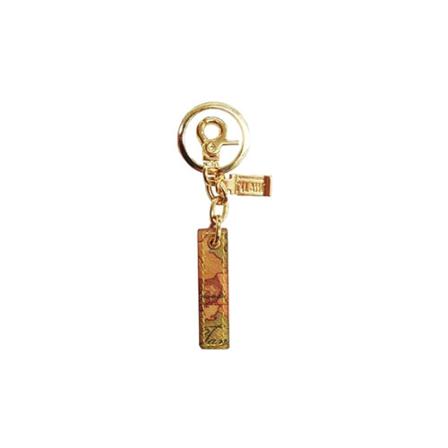 Alviero Martini 1a Classe, Geo Classic Keychain i Beige, unisex, Maat:ONE Size
