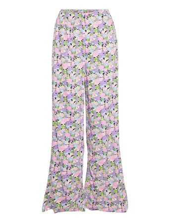 Slfjudita Hw Wide Pant B Purple Selected