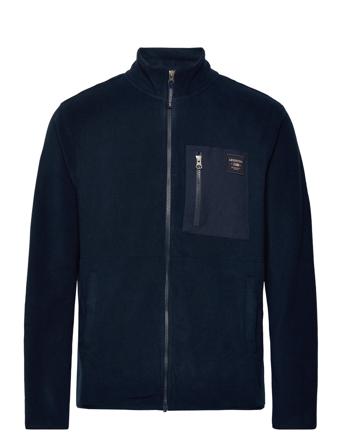 Oliver Full Zip Fleece Cardigan Sweat-shirts & Hoodies Fleeces & Midlayers Tummansiniset Lexington Clothing