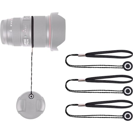 Lanyard med klæbemiddel til objektivdæksler (sæt af 3 stk) med universel