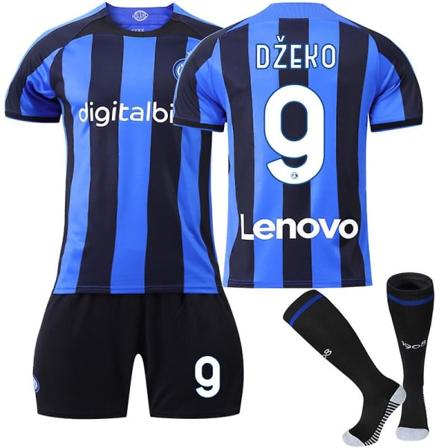 22-23 Inter Milan Hjemmesæt trøje nr. 9 Edin Deko fodbolduniform 24