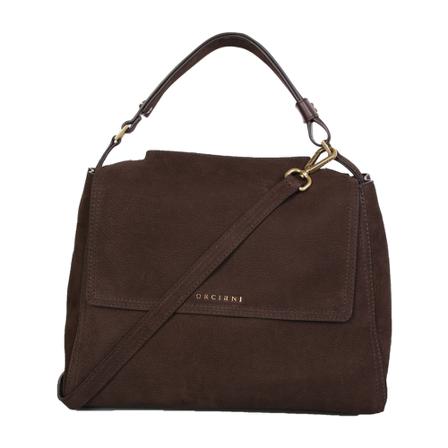 Orciani, Handbag Bruin, Dames, Maat:ONE Size,suede