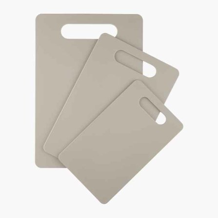 Skärbräda beige 3-pack