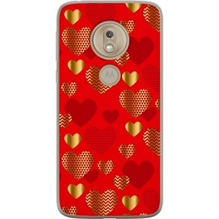 Kompatibelt Mobildeksel til Motorola Motorola Moto G7 Play GoldenHearts