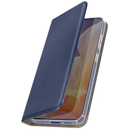 Fodral till Motorola Moto G85 Flip Magnetic Card Holder Midnight Blue - AVIZAR - Halvstyv - Syntet - Blandat