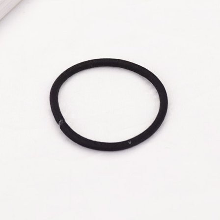 100 svarte elastiske strikker i bambusviskose