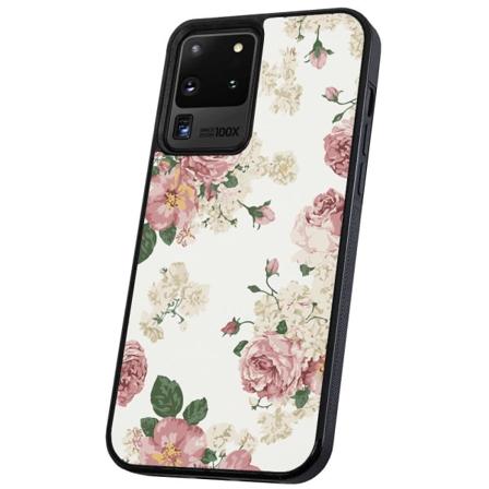Samsung Galaxy S20 Ultra - Cover/Mobilcover Retro Blomster