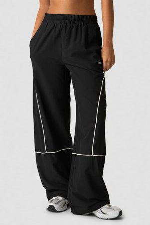 ICANIWILL - Contrast Track Pants Black - Hosen - Damen - ICIW