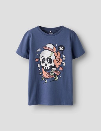 name it Nkmbastian Ss Top Box Ps Noos - Blue - 116