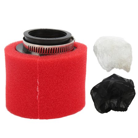 45mm/1.8 tum Luftfilter Svamp Rengöringsintag Filter System Kit för Motorcykel ATV 50‐200CC Röd