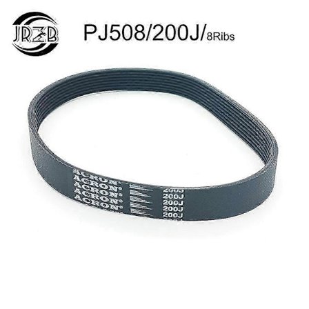 Drivreim i gummi for tredemølle - 8 spor for multi-hjørne tredemølle, motorsykkel, fitness, PJ508, 200J - 1 stk tilbehør