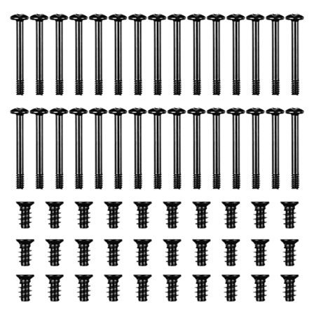 PC-vifte Skrue - Skrue Vifte Inkludert 30 Lange Skruer 30 Korte Skruer Gjenbrukbar Lett Skrue Flat Hode for Kabinett