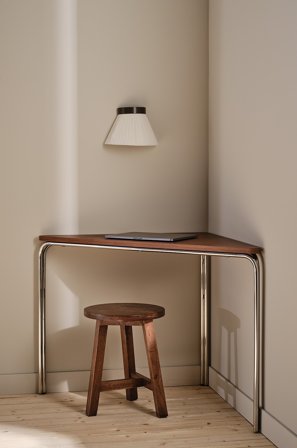 Jotex - Hjørnebord Valnøtt - ANGOLO - Kjøp Skrivebord hos Jotex