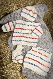 Beskrivning Babyset med klassiskt mönster