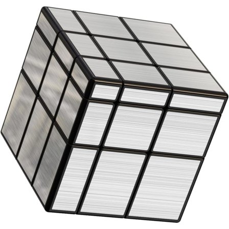Mirror Cube 3x3x3 Speed Cube - Sølvfarget Magisk Kubegåte Leker Kubespill for Barn og Voksne