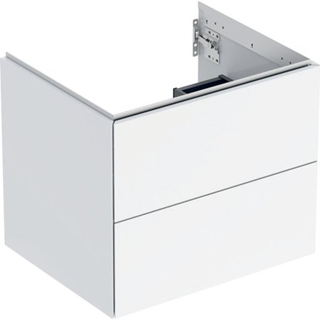 Geberit ONE 505.261.00.1 Kommod 60 x 47 cm, 2 lådor Vit, blank, Badrum