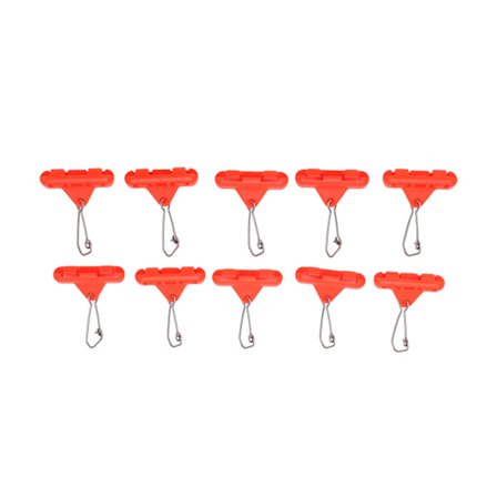 Viktig fisketilbehør, brukervennlige glidesøkke-klemmer, for både ferskvanns- og saltvannsfiske med høystyrke rustfritt stållås